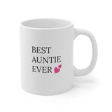 "BEST AUNTIE EVER" Ceramic Gift Mug 11oz