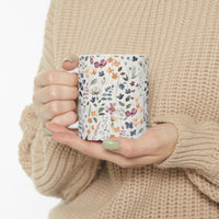 "BEST FLORAL PRINT" Giftable Ceramic Mug 11oz