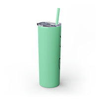 Rachel Custom Skinny Tumbler with Straw, 20oz