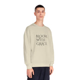 "BLOOM WITH GRACE" Giftable Women's Crewneck Sweatshirt