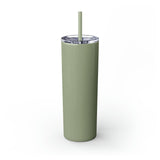 Ashley Custom Skinny Tumbler with Straw, 20oz