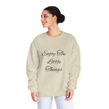 "ENJOY THE LITTLE THINGS" Giftable Women's Crewneck Sweatshirt