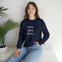 MOM.WIFE.BOSS Giftable Crewneck Sweatshirt