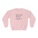 "BLOOM WITH GRACE" Giftable Women's Crewneck Sweatshirt