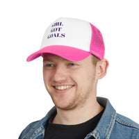 Cute Pink Mesh Cap - 'Girl Got Goals' Trucker Hat for Empowered Women