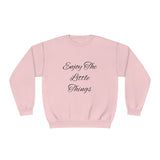 "ENJOY THE LITTLE THINGS" Giftable Women's Crewneck Sweatshirt