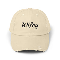 WIFEY Distressed Cap