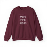 MOM.WIFE.BOSS Giftable Crewneck Sweatshirt