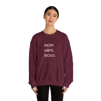 MOM.WIFE.BOSS Giftable Crewneck Sweatshirt