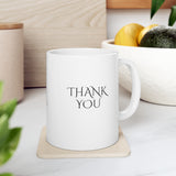 "THANK YOU" Ceramic Gift Mug 11oz