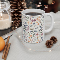 "BEST FLORAL PRINT" Giftable Ceramic Mug 11oz