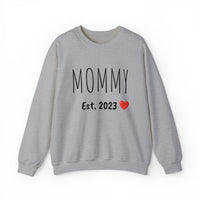 "MOMMY Est. 2023" Custom Crewneck Sweatshirt