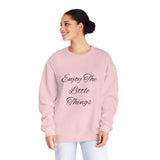 "ENJOY THE LITTLE THINGS" Giftable Women's Crewneck Sweatshirt