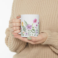 "BEAUTIFUL FLORAL PRINTS" Giftable Ceramic Mug 11oz