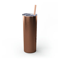 Daisy Custom Skinny Tumbler with Straw, 20oz