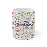 BESTSELLING THANK YOU FLORAL Ceramic Mug 11oz