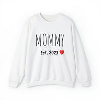 "MOMMY Est. 2023" Custom Crewneck Sweatshirt