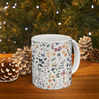 "BEST FLORAL PRINT" Giftable Ceramic Mug 11oz