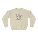 "BLOOM WITH GRACE" Giftable Women's Crewneck Sweatshirt