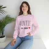 "AUNTIE Est. 2024" Custom Crewneck Sweatshirt