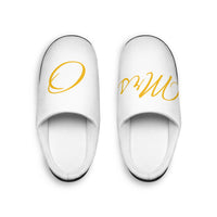 "MRS O" Custom Bride / Women's Indoor Slippers