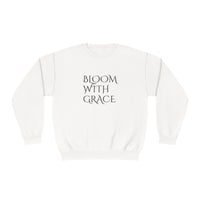 "BLOOM WITH GRACE" Giftable Women's Crewneck Sweatshirt