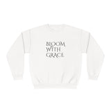 "BLOOM WITH GRACE" Giftable Women's Crewneck Sweatshirt