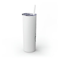 Olivia Custom Skinny Tumbler with Straw, 20oz