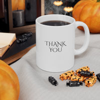 "THANK YOU" Ceramic Gift Mug 11oz