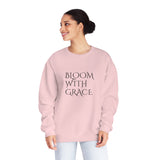 "BLOOM WITH GRACE" Giftable Women's Crewneck Sweatshirt