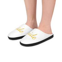 "BRIDE" Women's Indoor Giftable Slippers- Bridal Gift | Gift for Bride