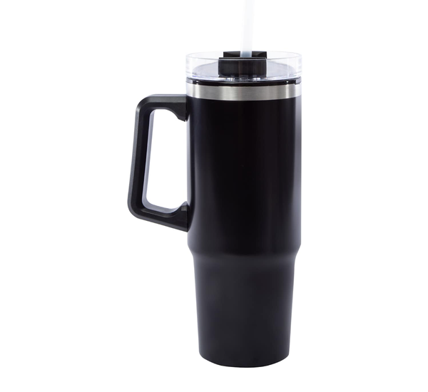 Dawson Black Travel Mug