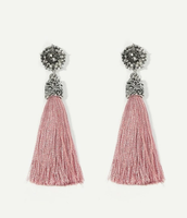 Pink tassel earrings - Jay's Pretty Little Things For You