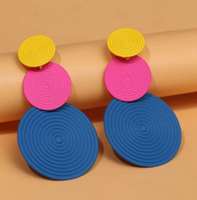 Color block earrings - Jay's Pretty Little Things For You