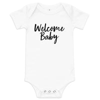 WELCOME BABY, Baby short sleeve one piece