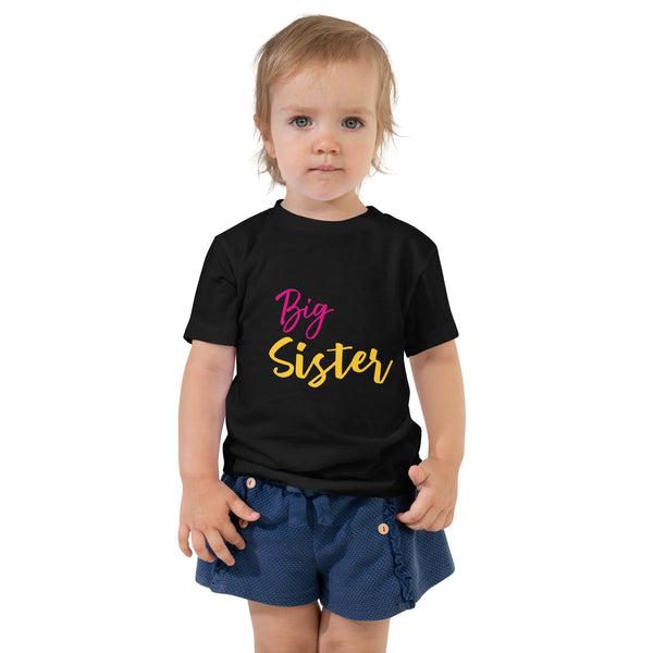 "BIG SISTER" Toddler Short Sleeve Tee