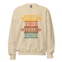 "WEEKEND VIBES" Giftable Unisex Sweatshirt