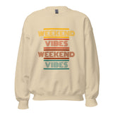 "WEEKEND VIBES" Giftable Unisex Sweatshirt