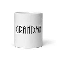 "GRANDMA" White glossy gift mug