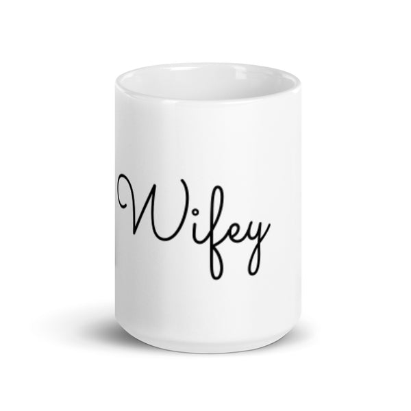 WIFEY White glossy mug - Jay's Pretty Little Things For You