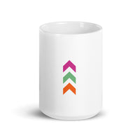 ARROWS White glossy mug