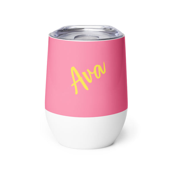 AVA (Custom Wine tumbler) Bridesmaids Gift