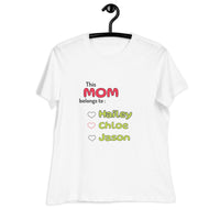 THIS MOM BELONGS TO: Women's Relaxed T-Shirt - Jay's Pretty Little Things For You