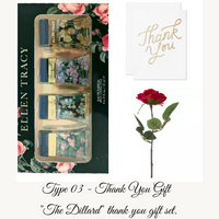 Dillard Thank You Gift: Fragrance+ Thank you card+ Single red rose 🌹