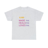 GOD HEALS ME...Unisex Heavy Cotton Tee - Jay's Pretty Little Things For You