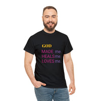 GOD HEALS ME...Unisex Heavy Cotton Tee - Jay's Pretty Little Things For You