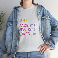 GOD HEALS ME...Unisex Heavy Cotton Tee - Jay's Pretty Little Things For You