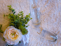 Team Bride Gifts: Bride Squad wine flutes - Jay's Pretty Little Things For You