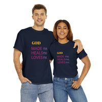 GOD HEALS ME...Unisex Heavy Cotton Tee - Jay's Pretty Little Things For You