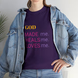 GOD HEALS ME...Unisex Heavy Cotton Tee - Jay's Pretty Little Things For You